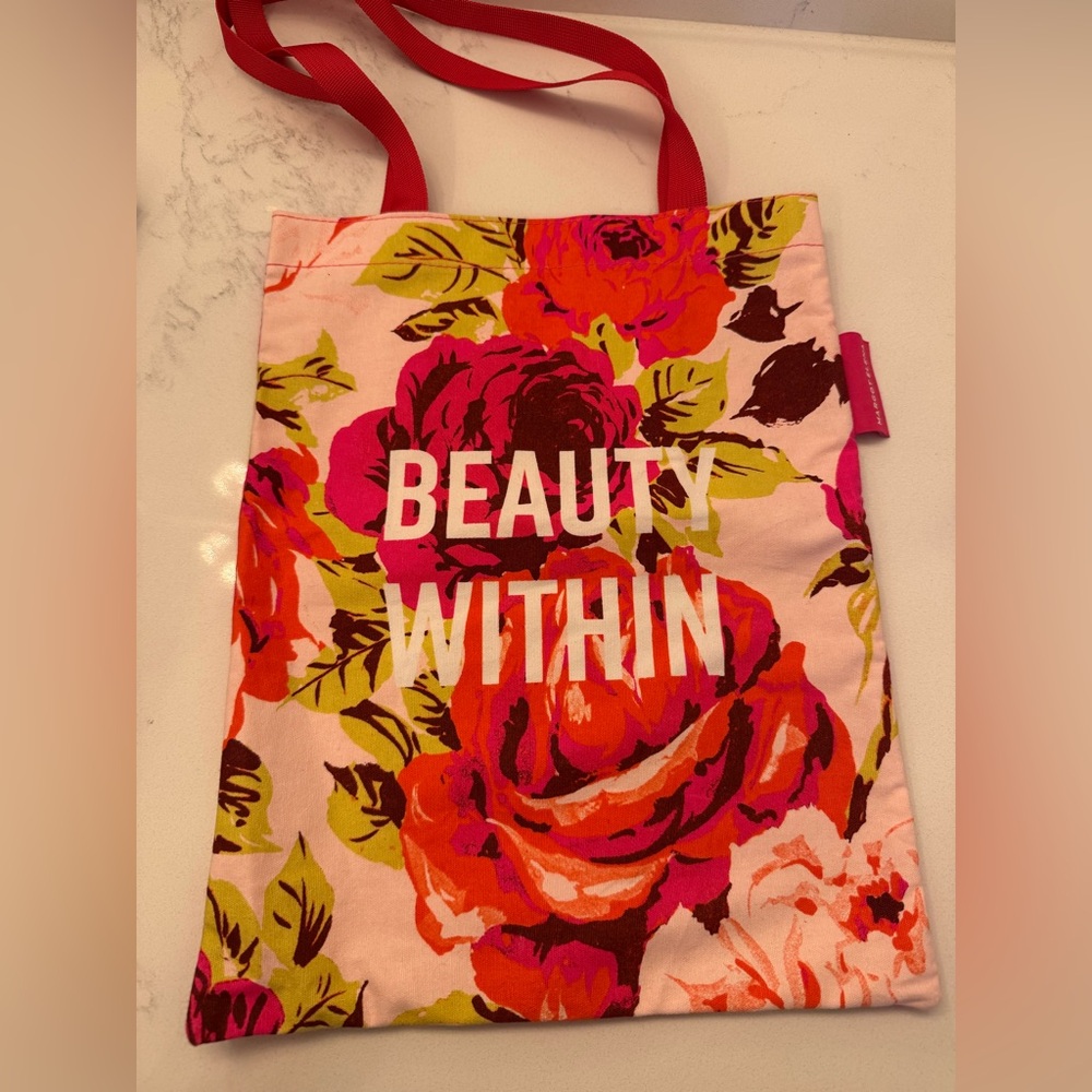 Margot Elena - Beauty Within Floral Tote Bag